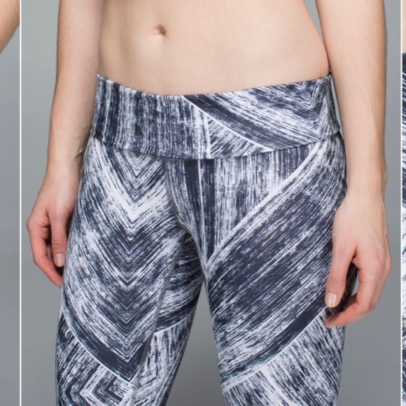 Lululemon- Wunder Under Pant *Full-On Luon (Roll Down) - Size 4 - Picture 4 of 11